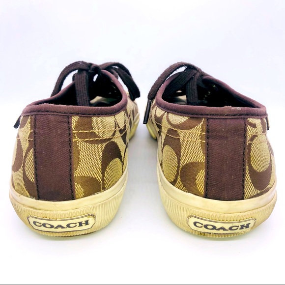 Coach Kalyn Logo Sneakers 8B EUC - Picture 10 of 10